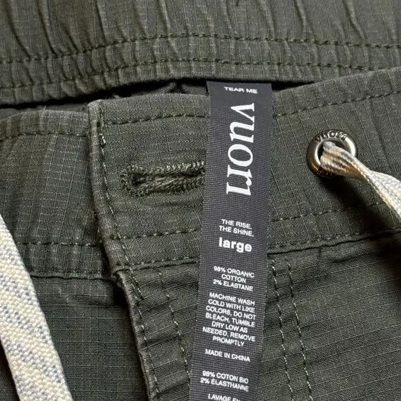 Vuori Women's Olive Wide Leg Pants - Picture 5 of 11